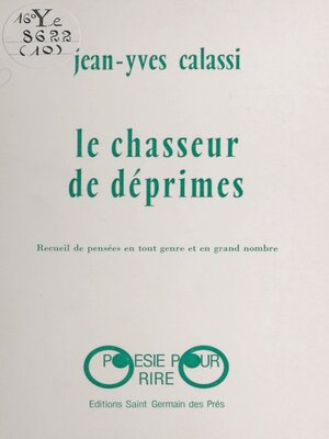 cover image of Le chasseur de déprimes